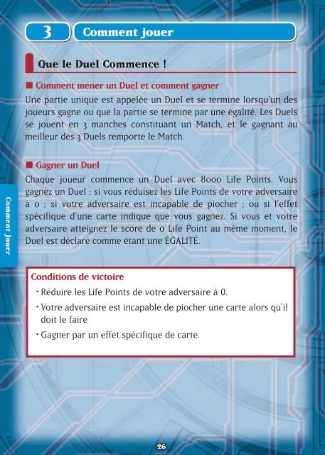 LIVRET DE REGLES OFFICIEL - Yu-Gi-Oh!