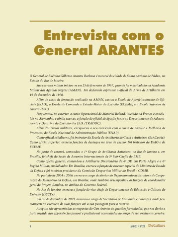 Gen Ex Gilberto ARANTES Barbosa - FunCEB