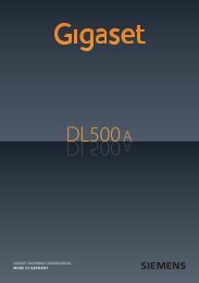 Gigaset DL500A - TKR