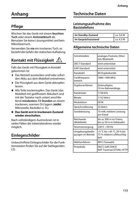 Gigaset DL500A - TKR