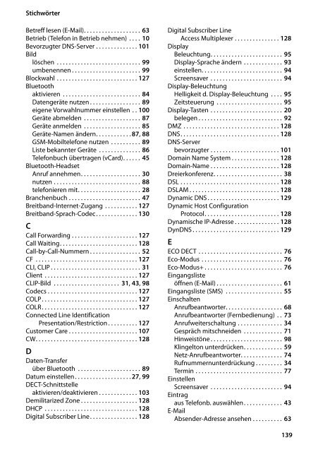 Gigaset DL500A - TKR