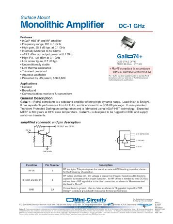 Gali 74 - Mini-Circuits