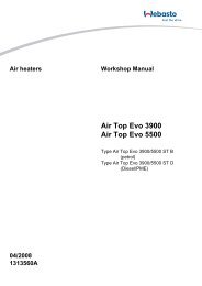 AirTop Evo Workshop Manual (PDF, 3,37 MB) - Webasto