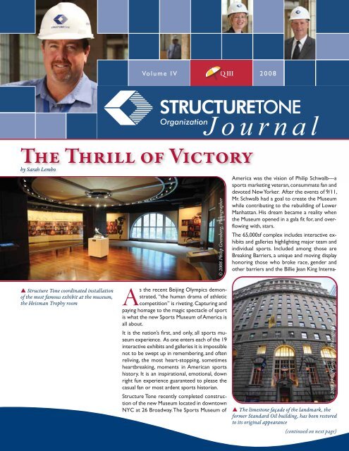 The Thrill of Victory - Structure Tone Inc.