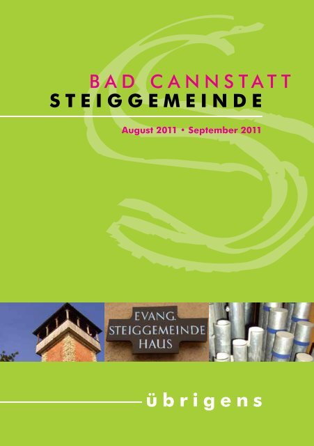 übrigens BAD CANNSTATT STEIGGEMEINDE