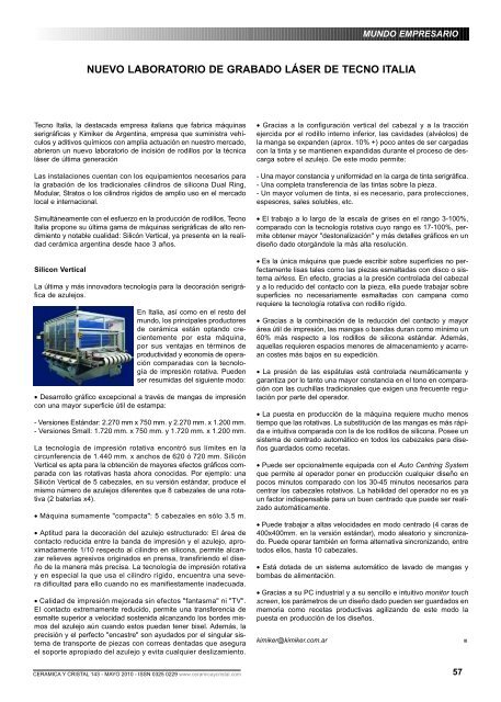 Mundo Empresario - ceramica y cristal