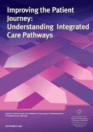 Integrated Care Pathways - PNA