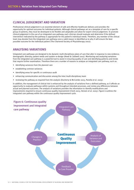 Integrated Care Pathways - PNA