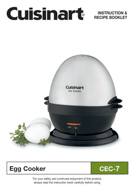 Cuisinart Egg Central Countertop Cooking Series model CEC-10