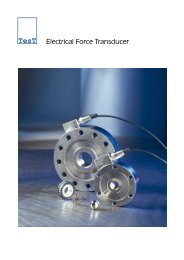 Electrical Force Transducer TesT - TesT GmbH