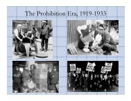 Prohibition Powerpoint - LS Home Page
