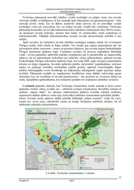 I daÄ¼a. Paskaidrojuma raksts - Garkalnes novads