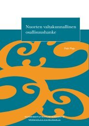 Nuorten valtakunnallinen osallisuushanke - Nuorisotutkimusseura