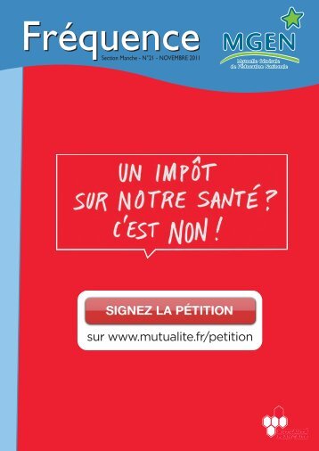 sur www.mutualite.fr/petition - Mgen