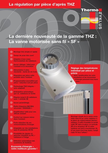 La vanne motorisée sans fil « SF - Thermozyklus