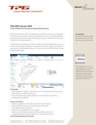 Flyer TPG MTA Client and Server (PDF) - The Project Group