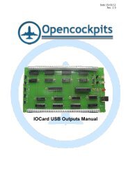 IOCard USB Outputs Manual - OpenCockpits