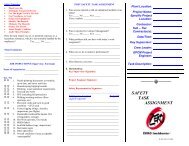 roles and responsibilities safety committee representatives