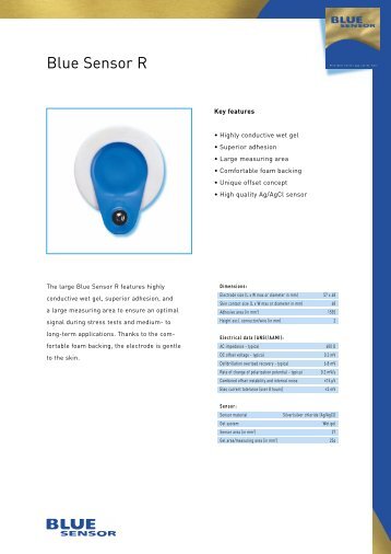 Blue Sensor R ECG Electrodes