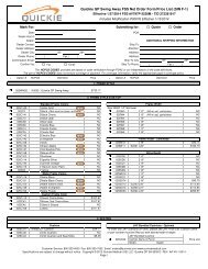 Quickie GP-Swing Away FSS Net Order Form ... - Sunrise Medical