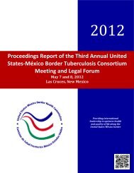 3rd United States-MÃ©xico Border Tuberculosis Consortium Meeting ...