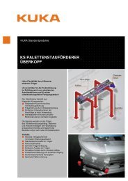 KS PALETTENSTAUFÃRDERER ÃBERKOPF - KUKA Systems