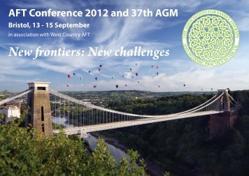 New frontiers: New challenges - AFT
