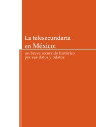 en México: - Telesecundaria - Secretaría de Educación Pública