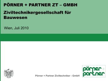 Pörner + Partner Ziviltechniker - GmbH