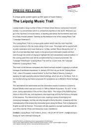 The Leipzig Music Trail - PersPagina