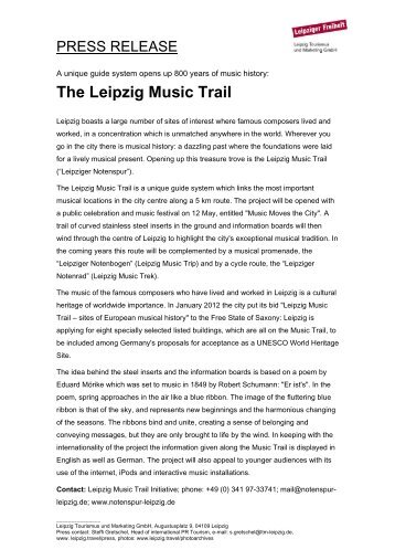 The Leipzig Music Trail - PersPagina