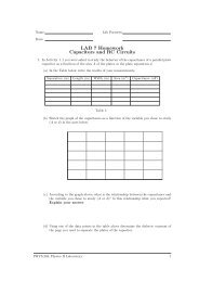 LAB 7 Homework Capacitors and RC Circuits