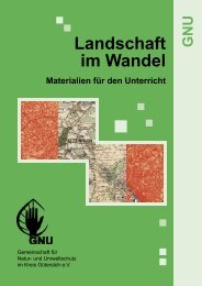 Landschaft im Wandel - Gemeinschaft für Natur