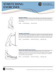 Stretching Exercises - Austin Regional Clinic