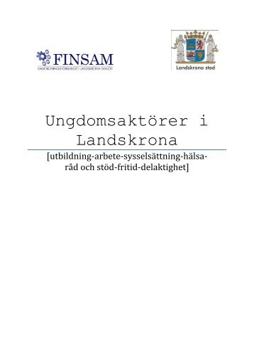 UngdomsaktÃ¶rer i Landskrona - Landskrona kommun