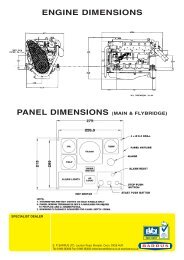 ENGINE DIMENSIONS - EP Barrus