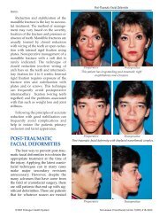 POST-TRAUMATIC FACIAL DEFORMITIES - Erlanger Health System