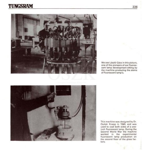 THE HISTORY OF TUNGSRAM 1896-1945 - MEK