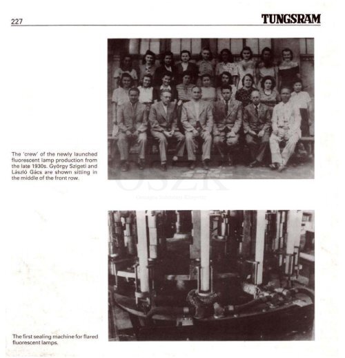 THE HISTORY OF TUNGSRAM 1896-1945 - MEK