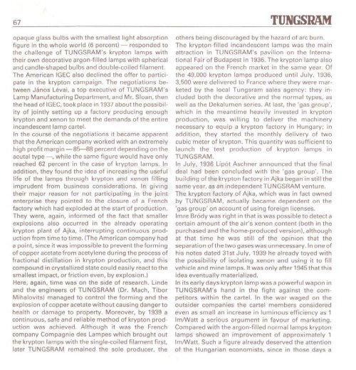 THE HISTORY OF TUNGSRAM 1896-1945 - MEK