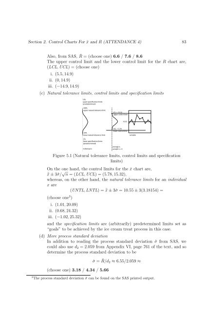 Chapter 5 Control Charts For Variables