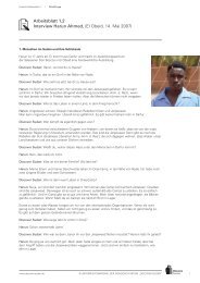 Arbeitsblatt 1.2 Interview Harun Ahmed, (El Obeid ... - Discover Sudan