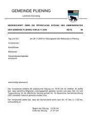 GEMEINDE PLIENING