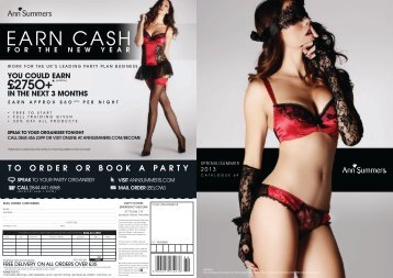 EARN CASH - Ann Summers Organisers