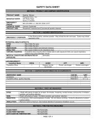 Keating Klenzer Material Safety Data Sheet - Keating of Chicago