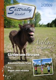 SÃ¤ttrabybladet nr 2, 2009