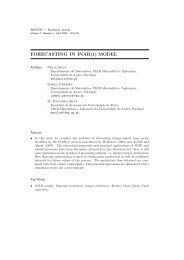 FORECASTING IN INAR(1) MODEL - INE