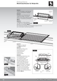 Metall-Dachfenster Wellprofile - Otto Lehmann GmbH