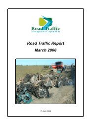 Road Traffic Report March 2008 - Arrive Alive