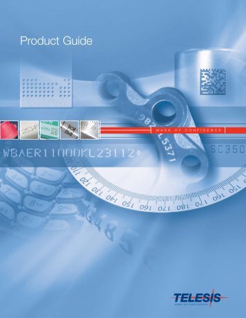 Telesis Technologies, Inc. 2011 Product Guide - PDF Format